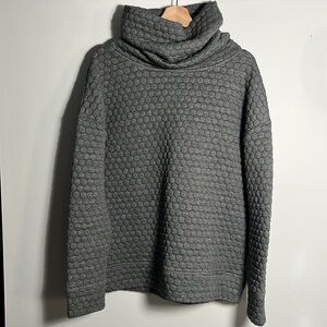 GapFit Gray Textured Women's Sweater Top